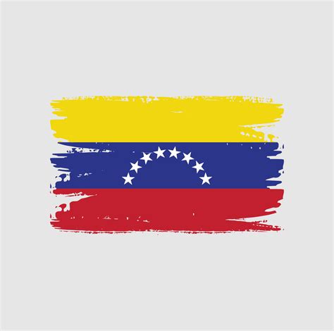 Flag Of Venezuela With Brush Style 5066935 Vector Art At Vecteezy