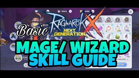 Ragnarok X Magewizard Skill Guide For Beginners Tagalog Youtube
