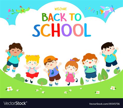 Welcome Back To School Royalty Free Vector Image