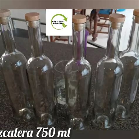 Botella Vidrio Mezcalera 750 Mlrecuperafa Y Lavada 25 Pzas Mercadolibre