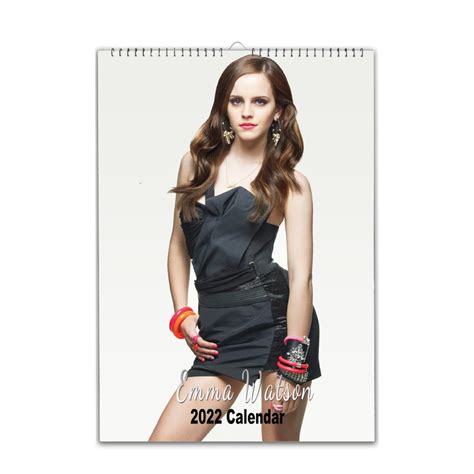 Emma Watson Full Photo Calendar 2022 Personalised Etsy