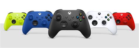 Microsoft Xbox Wireless Controller White And Black And Blue And Volt