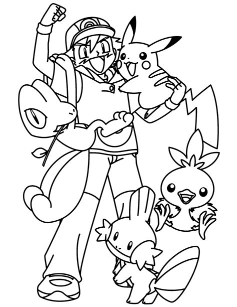 Pokemon Go Coloring Page Coloring Page For Kids Coloring Home