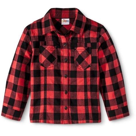 Infant Toddler Girls Long Sleeve Flannel Button Down Shirt Liked On