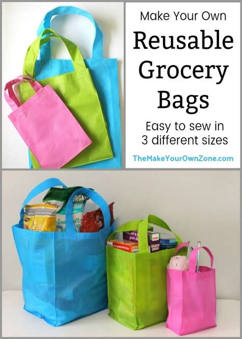 Make Your Own Tote Bags That Are Perfect For Bringing Home Groceries