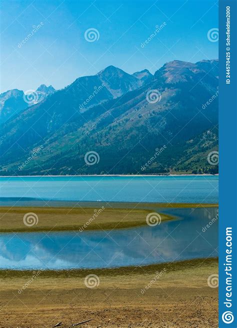 Jackson Lake Grand Teton National Park Stock Image Image Of Green