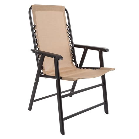 Shop for metal patio chairs in shop patio chairs by material. Pure Garden Beige Metal Folding Lawn Chair-HW1500046 - The ...