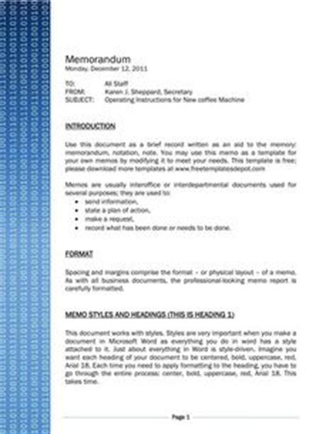 Memos (memorandums) are regarded as a simple way for circulating information to the employees within the. 10 Memo Template Free ideas | memo template, memo, memo format