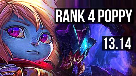 POPPY Vs REK SAI JNG 4 1 20 Rank 4 Poppy Rank 27 KR Grandmaster