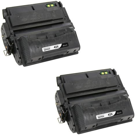 Hp 42x Toner Cartridge Black High Yield Q5942x 2 Pack