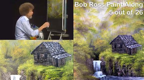 Bob Ross Paint Along Deep Wilderness Home Youtube