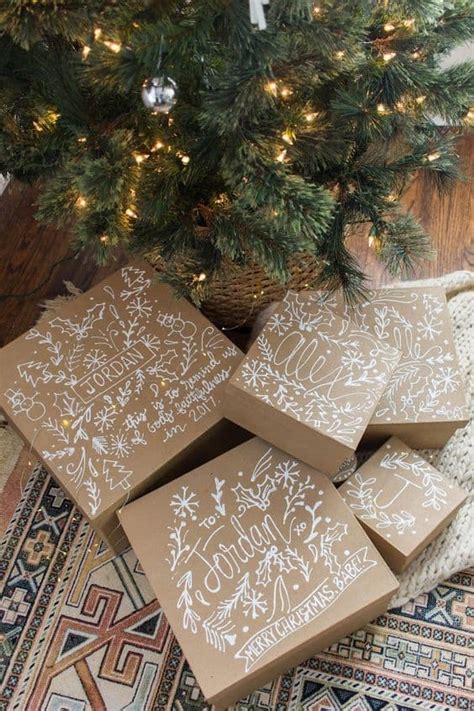 12 Festive Brown Paper Wrapping Ideas Youll Love Decor Hint