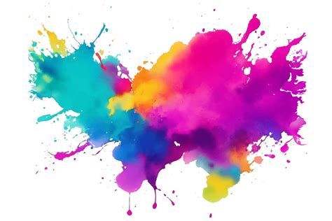 Colorful Alcohol Paint Ink Splatter Graphic By Pixeness · Creative Fabrica