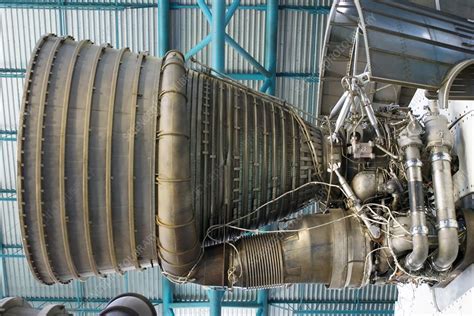 F1 Engine On The Saturn V Rocket Stock Image C0046558 Science