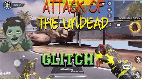 Crazy Glitch Attack Of The Undead Raid Call Of Duty Mobile Youtube