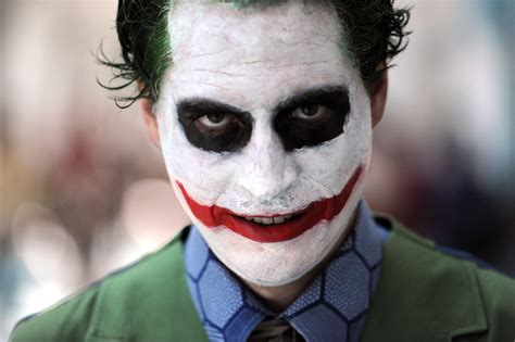 Joker Maquillage Halloween Garçon Simple Jolies Images 2021