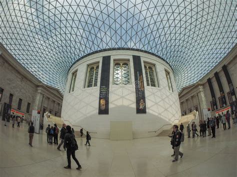 Great Court At The British Museum In London Editorial Photography