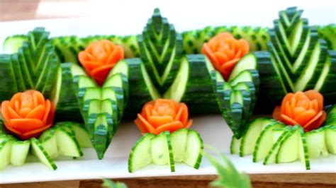 Try container gardening with vegetables for higher yields with a lot less work! Cucumber and Carrot Rose Flower | Fruit & Vegetable ...