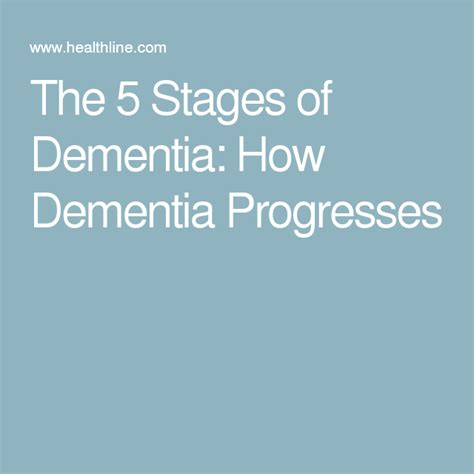 The 5 Stages of Dementia: How Dementia Progresses | Stages of dementia ...
