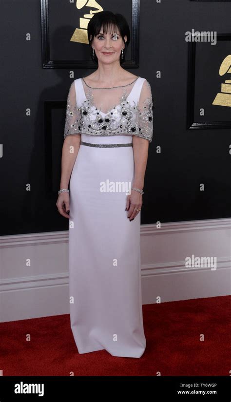 Musical Artist Enya Arrives For The 59th Annual Grammy Awards Held At