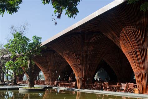 Bamboo Modern Indochine Cafe By Vo Trong Nghia In Vietnam Architectural Review