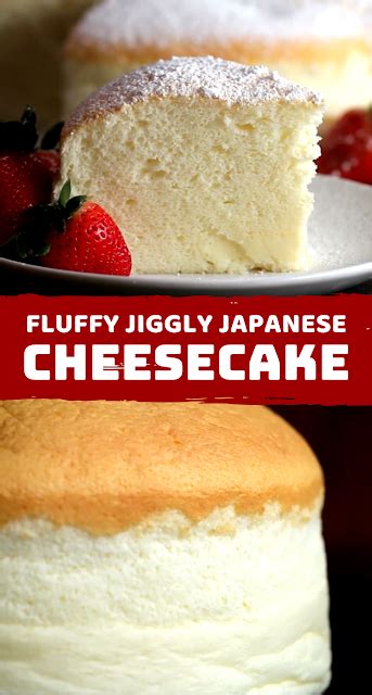 Fluffy Jiggly Japanese Cheesecake