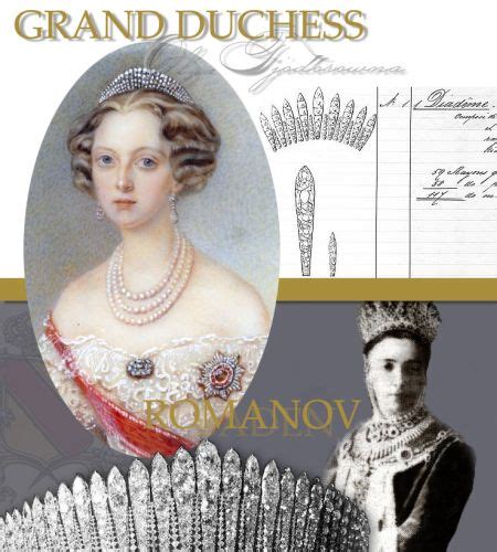 Grand Duchess Olga Feodorovna Romanov Fringe Tiara Kokoshnik Royal