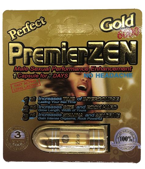 Premierzen Perfect Gold 6000 Male Sexual Enhancement Pill Rhino