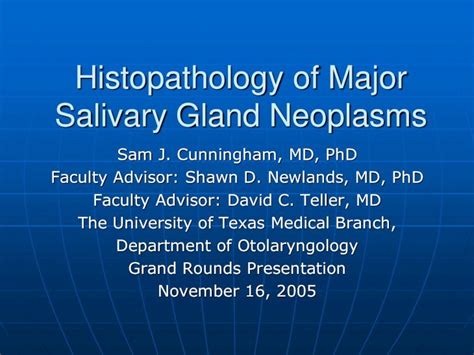 PDF Histopathology Of The Major Salivary Glands Histopathology Of