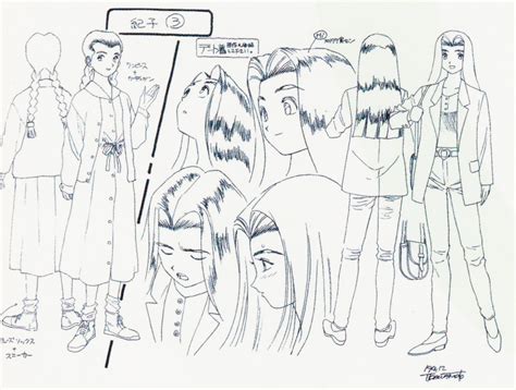 80sanime — Settei Character Design Sheets For Golden Boy