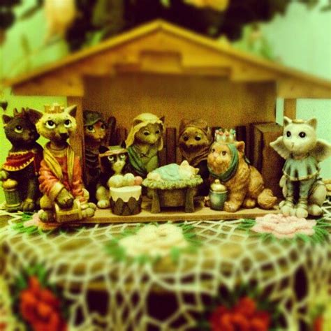 My Favorite Christmas Nativitykitties So Beautiful And Sweet