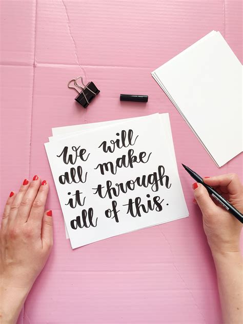 Free Handlettering Printable Well Make It Through This