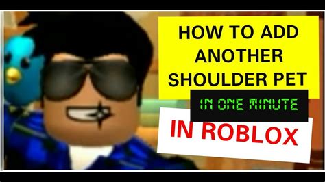 How To Wear 2 Shoulder Pets In Roblox 2020 Youtube