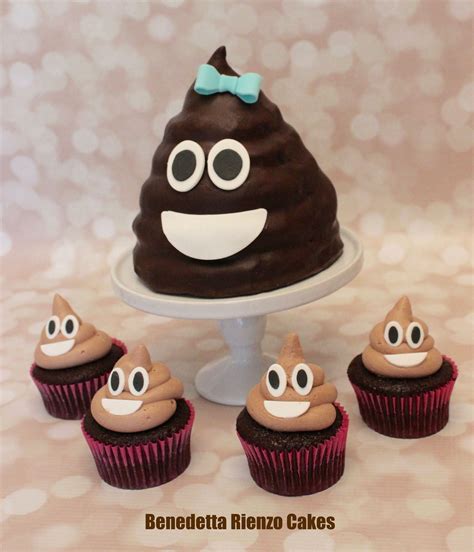 Emoji Poop Large Cake Topper Cupcake Edible Icing Paper Birthday