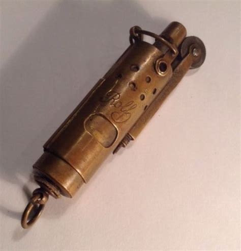 Wwi Brass Trench Lighters Austria Imco Pat 105107 Vintage Antique