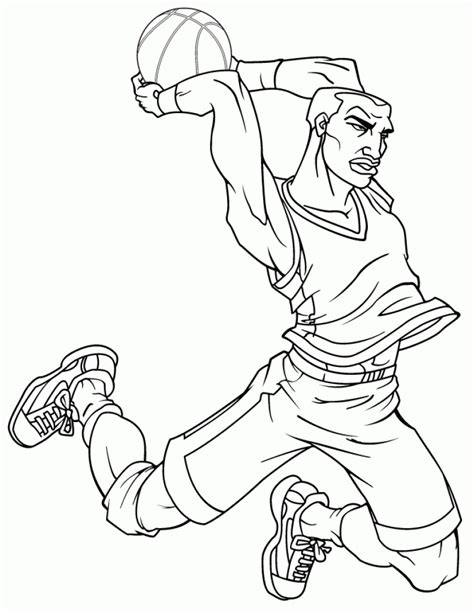 Nba Players Coloring Sheets Coloring Pages