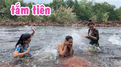 Thiếu Nữ Tắm Tiên Bên Suối Ở Campuchia Em Gái Quê Bến Tre Youtube
