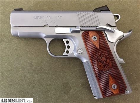 Armslist For Sale Springfield 1911 Micro Compact 45 Custom Stainless