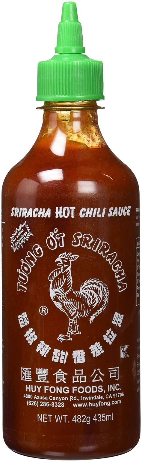 Buy Huy Fong Sriracha Hot Chili Sauce 17 Ounce Bottle Online At
