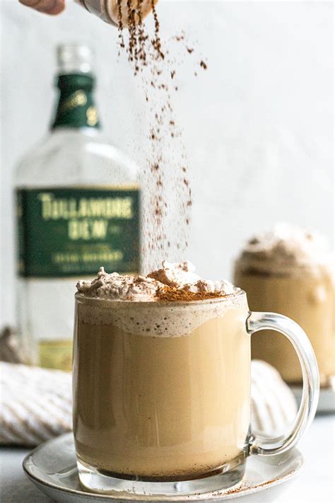Frothy Irish Coffee With Cinnamon Whipped Cream Miss Allies Kitchen