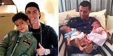 El hijo de Cristiano Ronaldo está tan feliz con sus hermanitos que ...