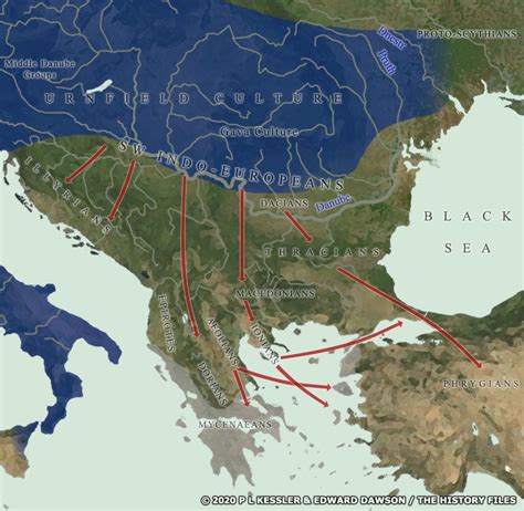 Map Of Eastern Europe 1200 Bc