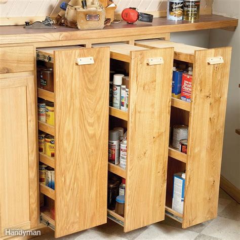 7 Roll Out Cabinet Drawers You Can Build Yourself Space Saving