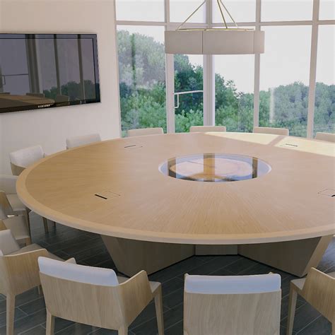 Unique Round Conference Table Paul Downs Cabinetmakers