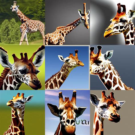 A Very Unconvincingly Bad Photoshop Of A Giraffe With Stable