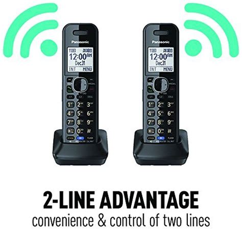 Panasonic 2 Line Cordedcordless Phone System With 2 Handsets