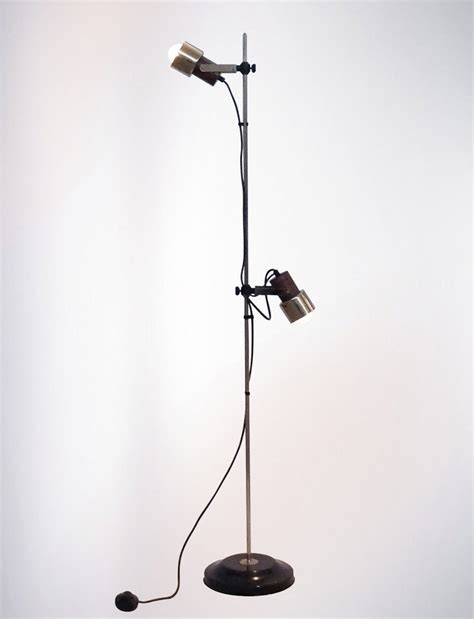 Italian Mid Century Modern Floor Lamp With Adjustable Spotlights 1950s
