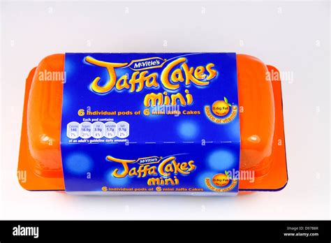 Jaffa Cakes Mini Biscuits Carton Stock Photo Alamy