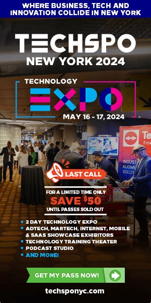 Agenda Techspo New York 2024 · Technology Expo · May 16 17 2024