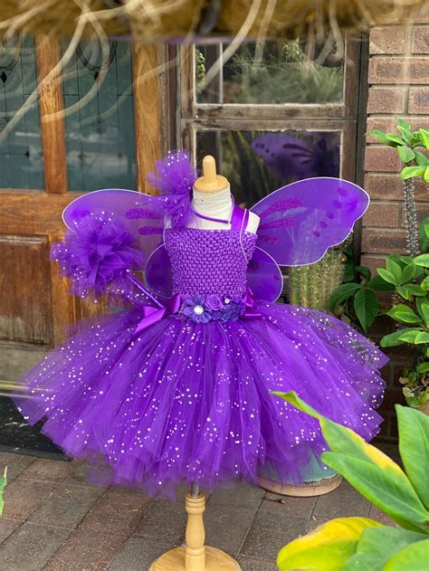 Sparkly Purple Fairy Tutu Dress Fairy Tutu Dress With Etsy